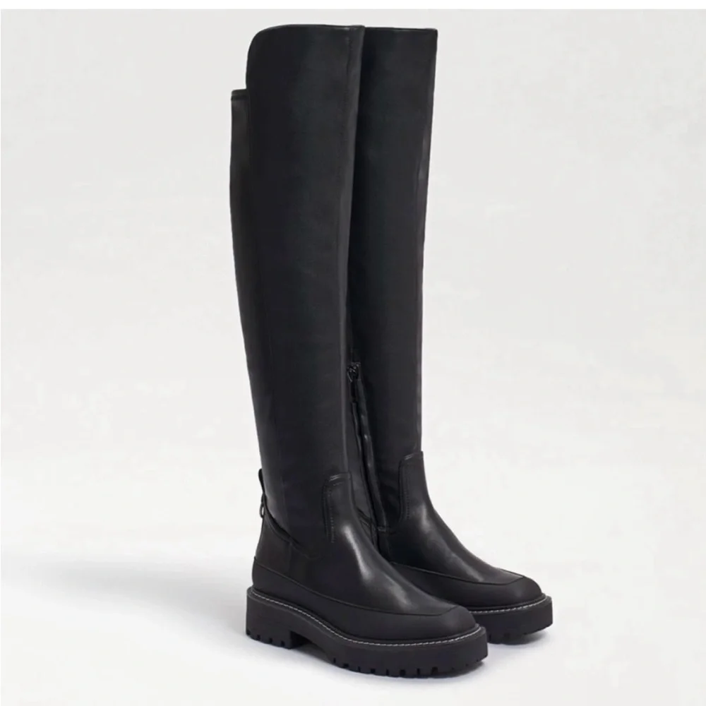 Sam Edelman Lerue‎ Vegan Leather Over The Knee Boot Women’s 7.5 NWOT